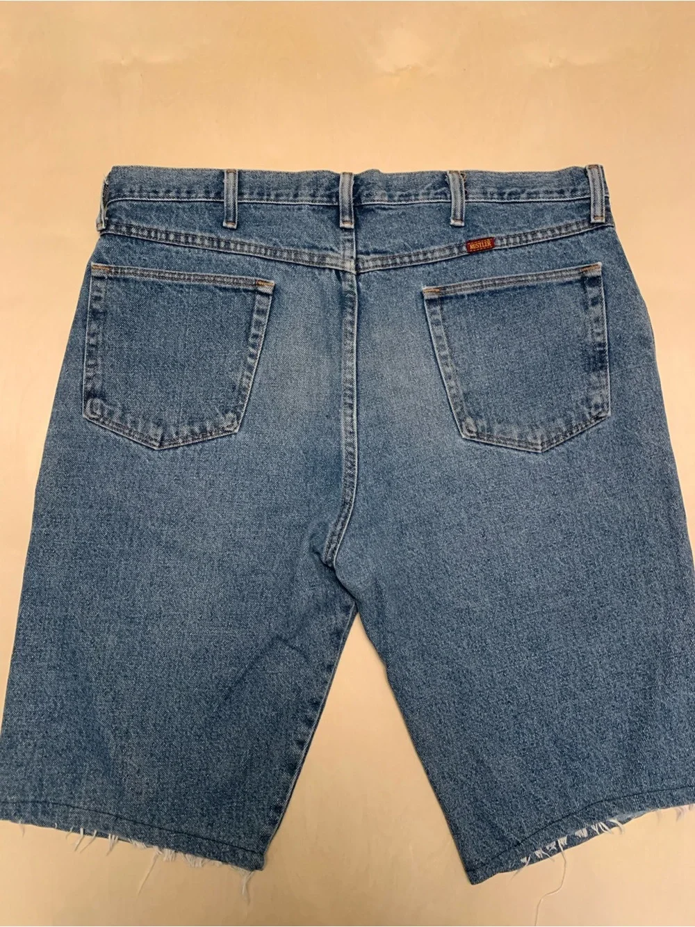Rustler Men's Blue Denim Shorts, Size 38